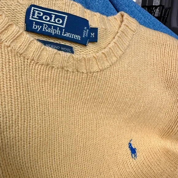 Polo Ralph Lauren vintage crewneck Msn’s sweater - merino wool and rabbit hair - Picture 2 of 7